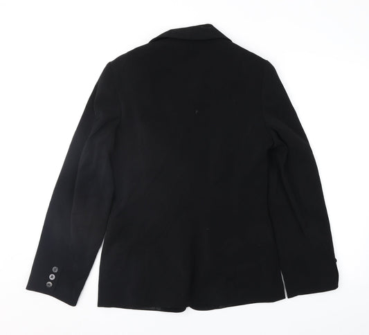 Womens UK Size 10 AMARANTO Regular Black Suit Jacket
