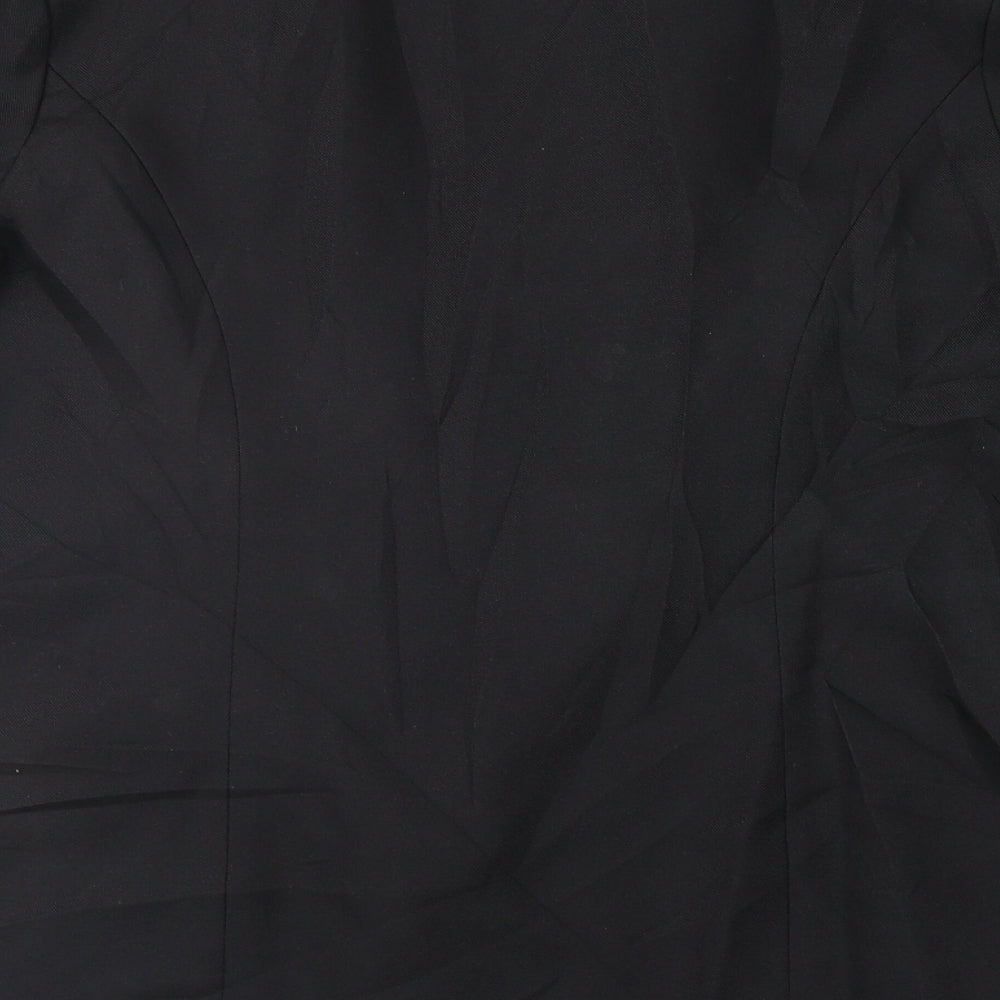 Damart Womens Black Jacket Suit Jacket Size 16