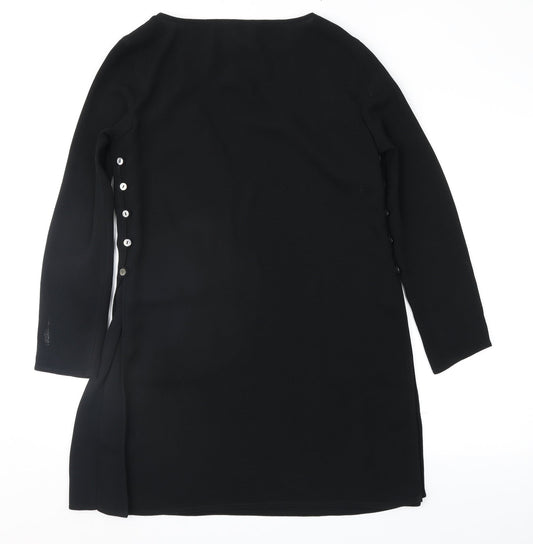 Marella Womens Black A-Line Size 8