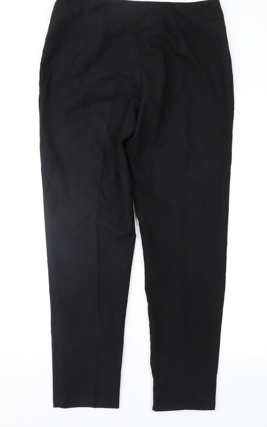 George Womens Black Trousers Size 10 L29 in