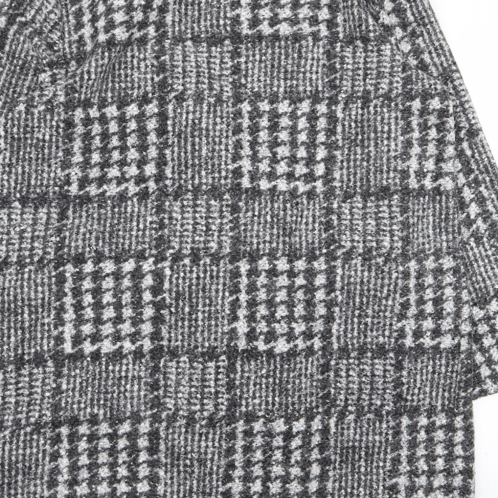 Womens UK Size L Per Una Grey Overcoat