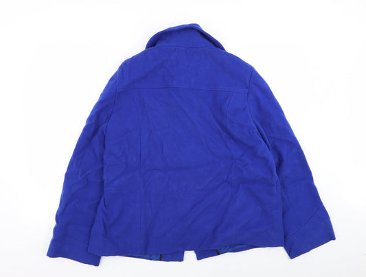 Womens UK Size 16 elegance Blue Jacket
