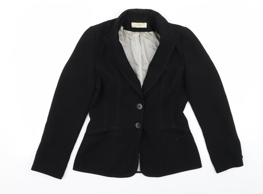 Womens UK Size 8 Wallis Petites Black Blazer