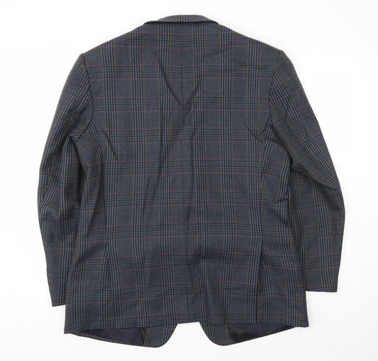 Mens UK Size 42 Preworn Regular Blue Suit Jacket