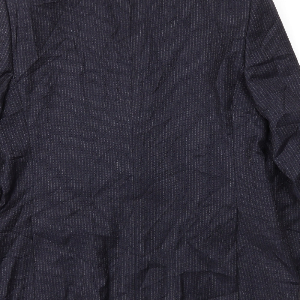 Mens UK Size 40 Paul Costelloe Regular Blue Suit Jacket