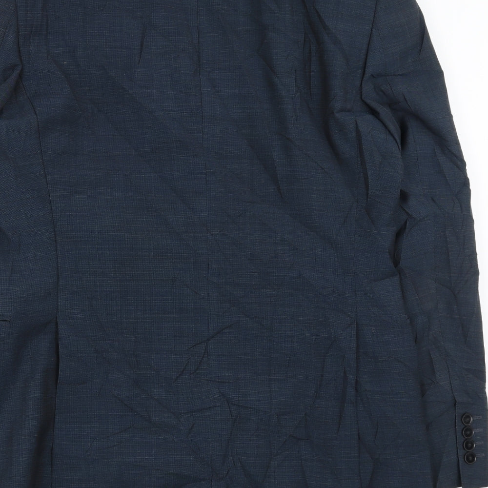 Mens UK Size 40 John Lewis Regular Blue Suit Jacket