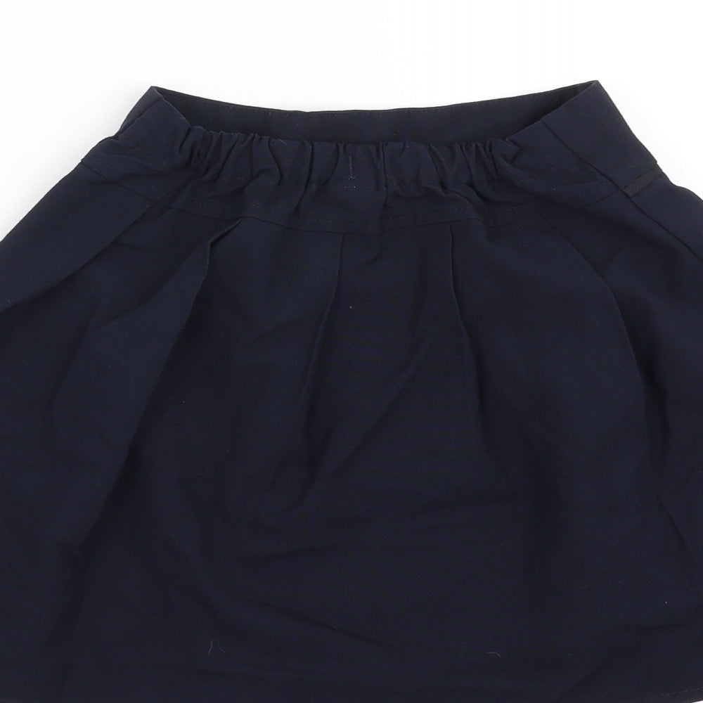 Sainsburys Girls Blue A-Line Skirt Size 7 Years - school