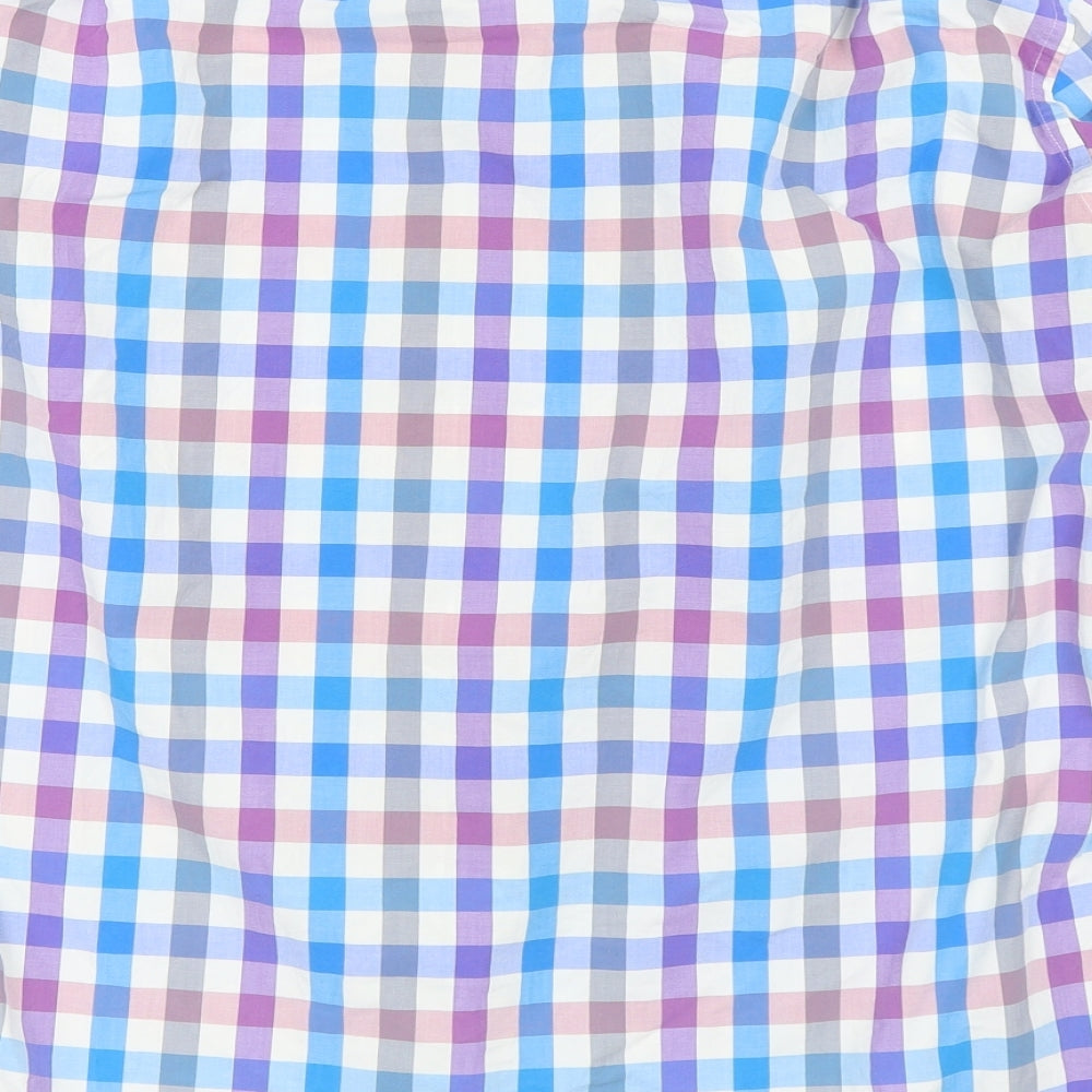 Seidensticker Mens Multicoloured Check Button-Up Size M