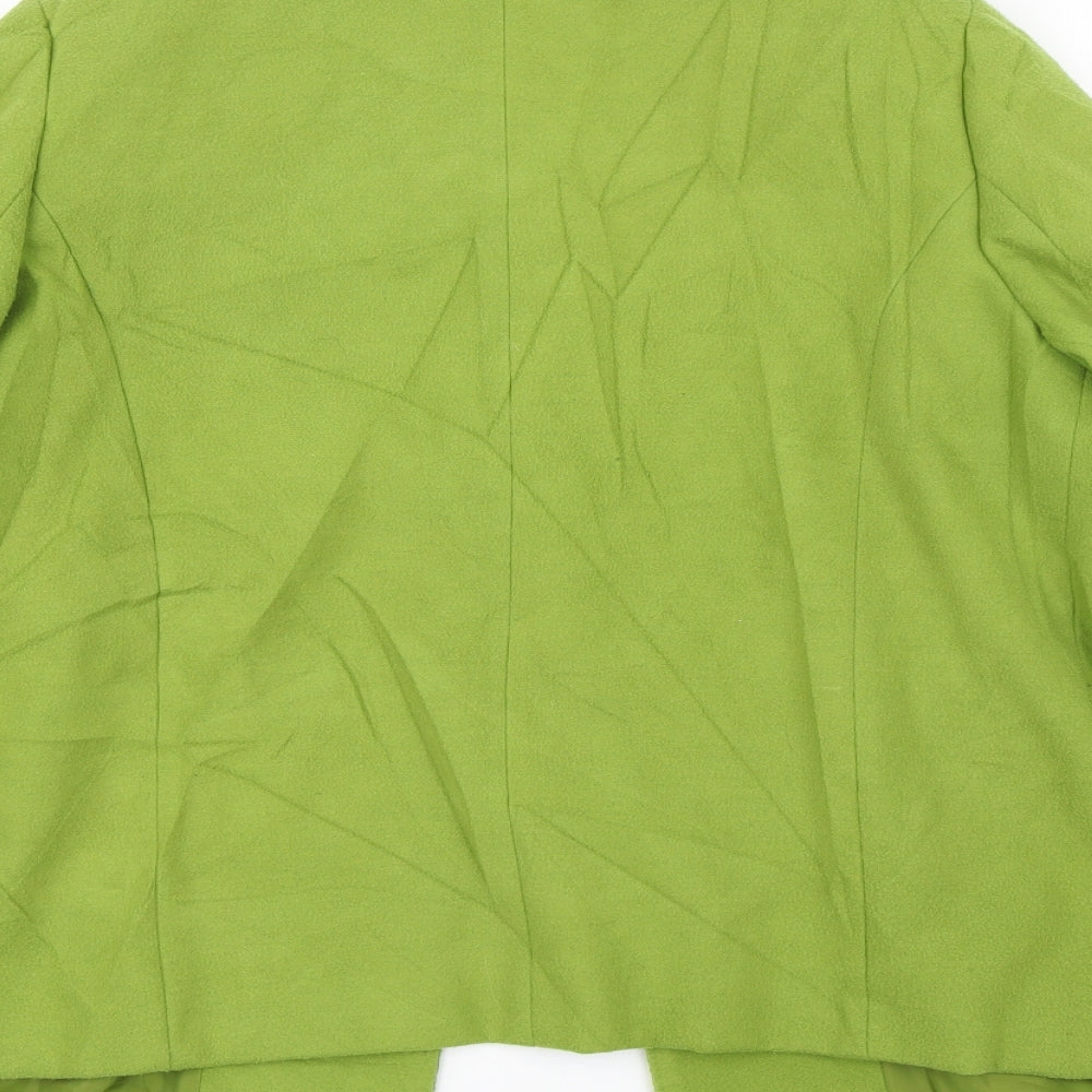 Classics Womens Green Jacket Coat Size 14
