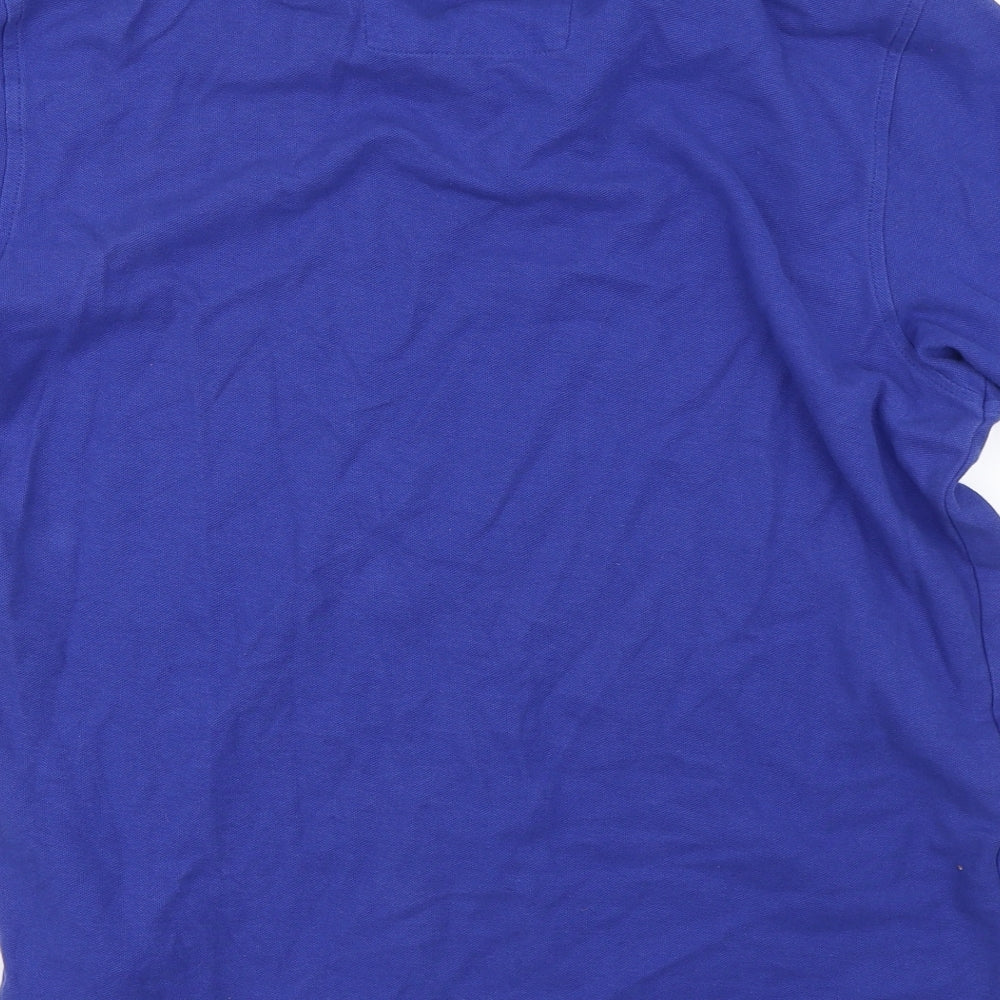 modern essentials Mens Blue Polo Size M