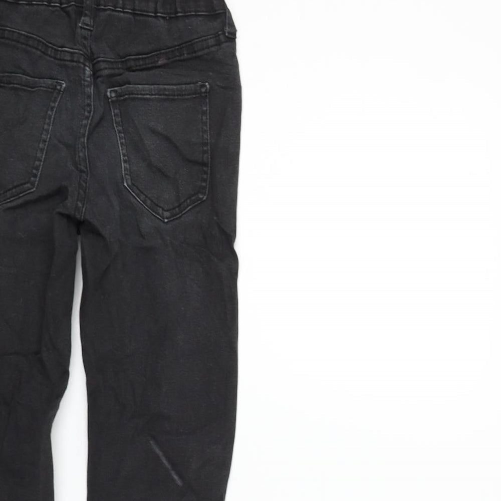 Uniqlo Boys Black Straight Jeans Size 3-4 Years