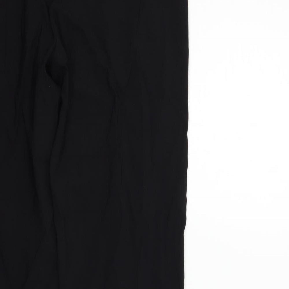 Miss Selfridge Womens Black Trousers Size 16 L30 in