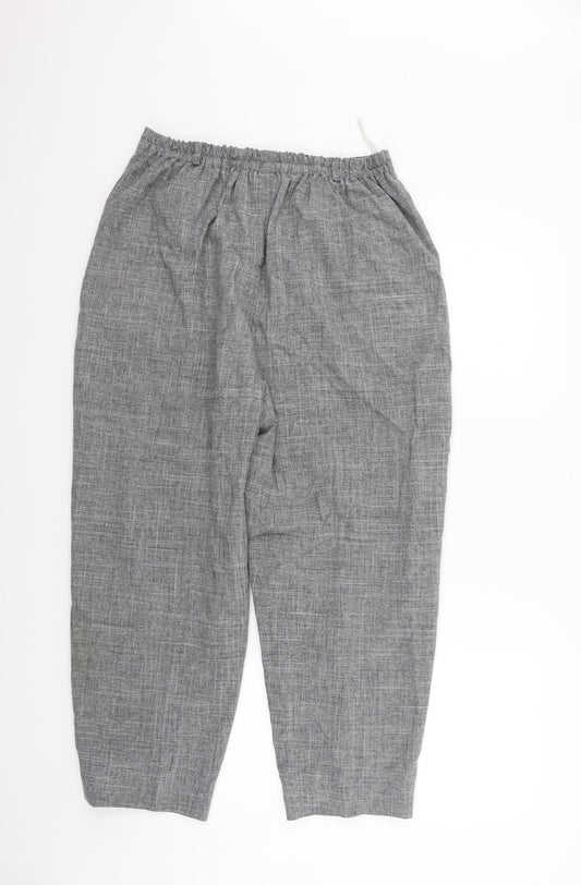 Bonmarché Womens Grey Trousers Size 16 L25 in