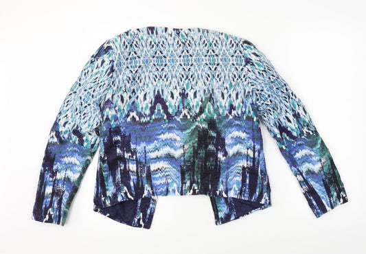 H&M Womens Blue Jacket Coat Size 6