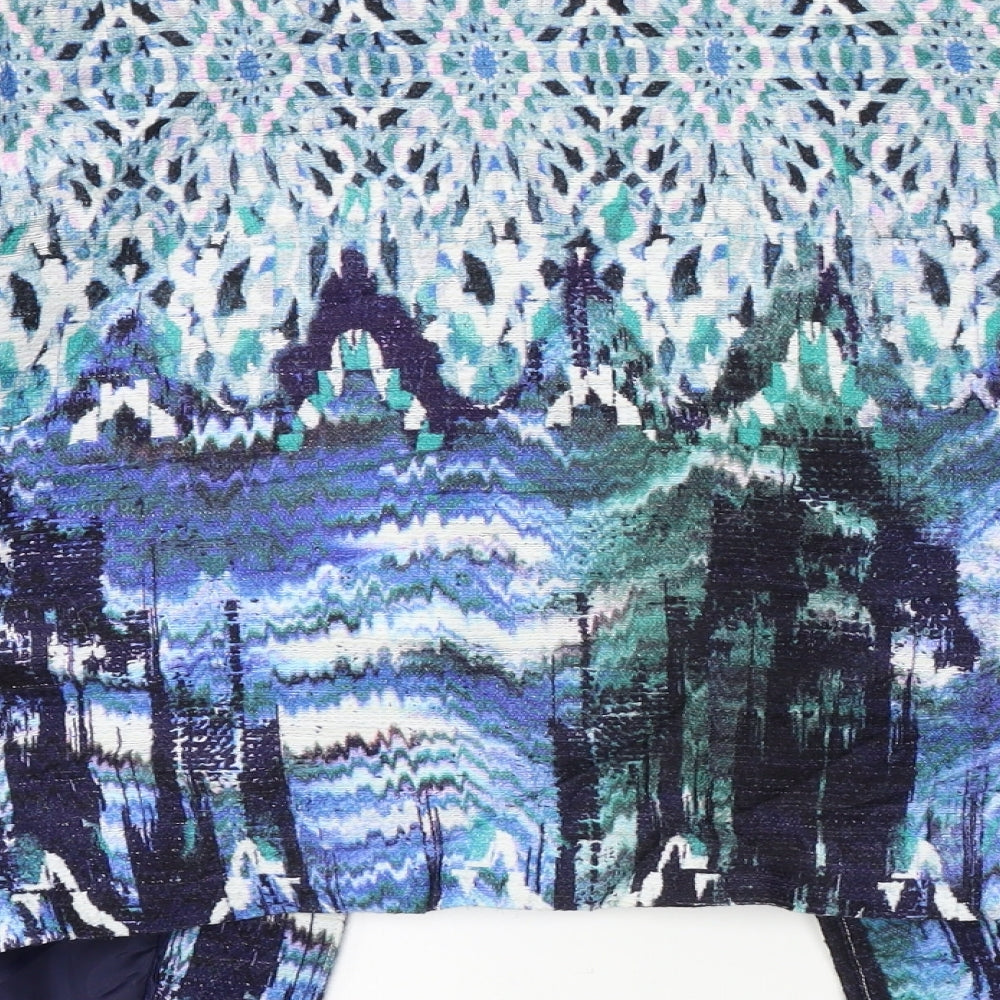 H&M Womens Blue Jacket Coat Size 6