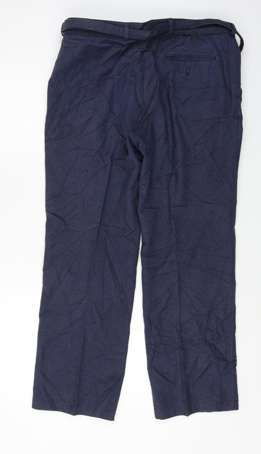 Preworn Mens Blue Trousers Size 36 in L25 in