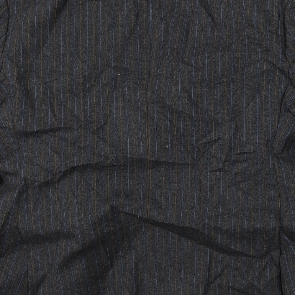 Mens UK Size 38 Preworn Regular Grey Suit Jacket