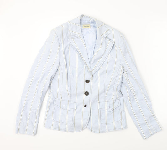 Womens UK Size 10 Basler Blue Jacket