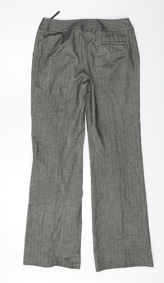 Womens UK Size 32 in Marks and Spencer Regular Fit Grey Trousers