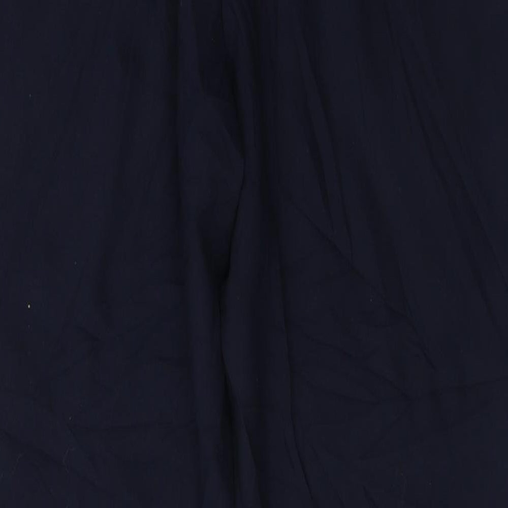 Womens UK Size 18 Marks and Spencer Regular Fit Blue Trousers