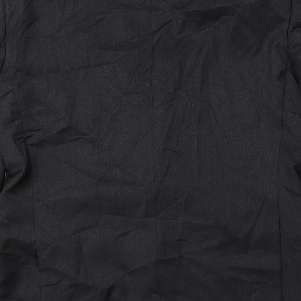 Mens UK Size 40 Simon Carter Regular Black Suit Jacket