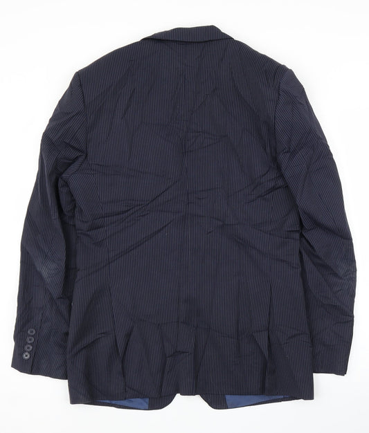 Mens UK Size 38 M&S Regular Blue Suit Jacket