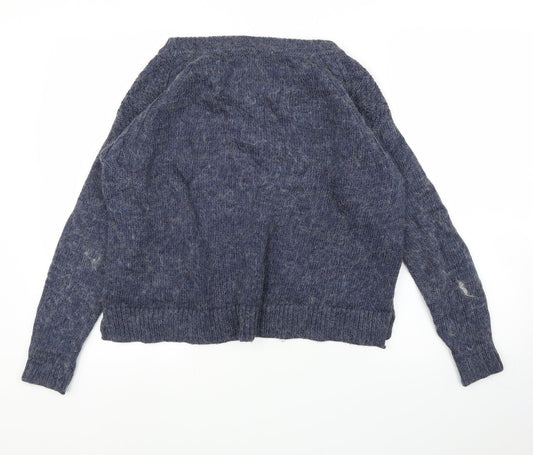 Womens UK Size 12 M&S Blue Pullover Jumper