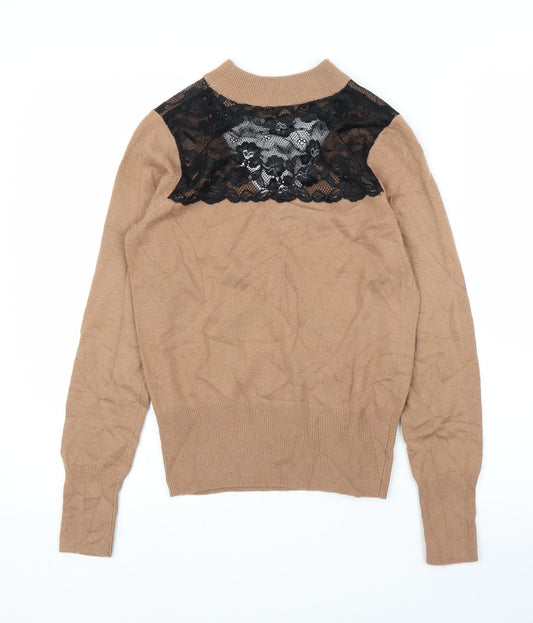 River Island Womens Brown Pullover Jumper Size 6