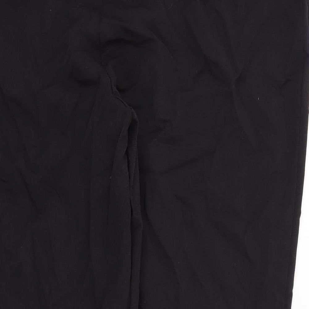 bm collection Womens Black Trousers Size 18 L25 in