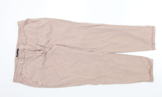 Marks & Spencer Womens Pink Trousers Size 16 L27 in