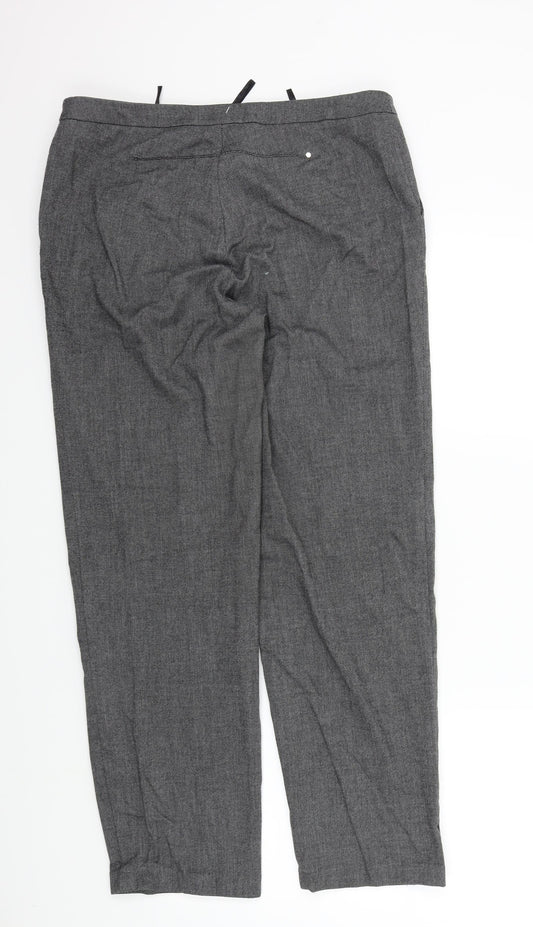 Mexx Womens Grey Trousers Size 14 L29 in