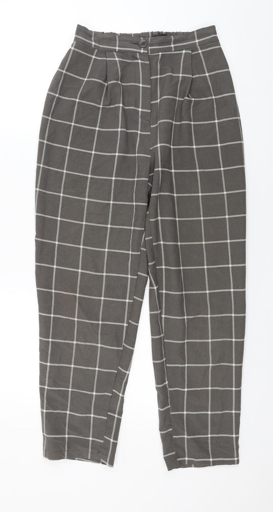 Womens UK Size 6 Divided Regular Fit Brown Trousers