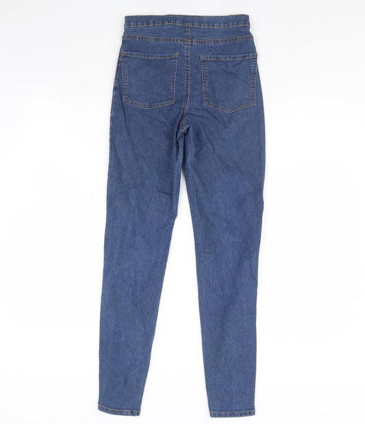 Denim & Co. Womens Blue Skinny Jeans Size 8 L28 in