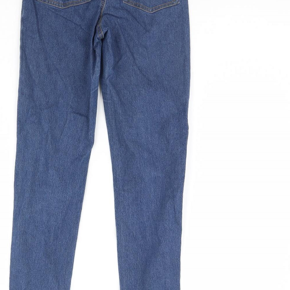 Denim & Co. Womens Blue Skinny Jeans Size 8 L28 in