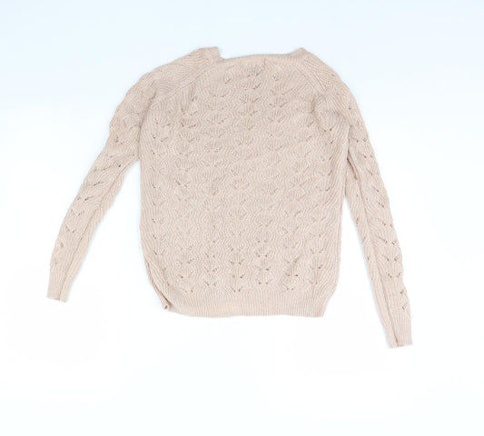 Amisu Womens Pink Pullover Jumper Size XS