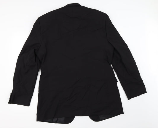 Mens UK Size 42 Marks and Spencer Regular Black Suit Jacket