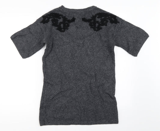 Atmosphere Womens Grey Pullover Jumper Size 10
