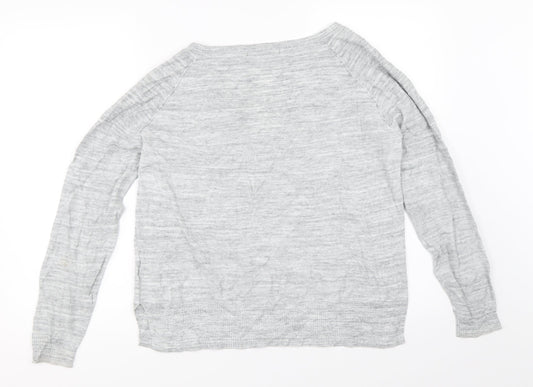 Womens UK Size 12 NEXT Grey Pullover Jumper