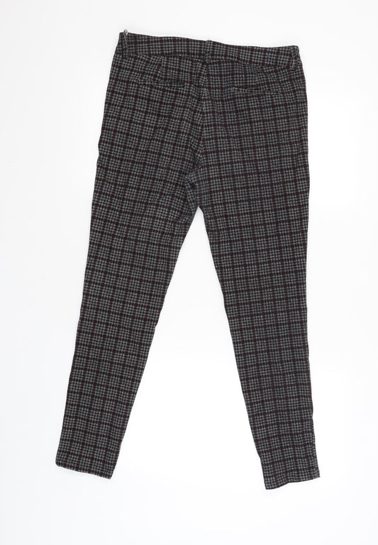 Womens UK Size 12 NEXT Regular Fit Black Trousers