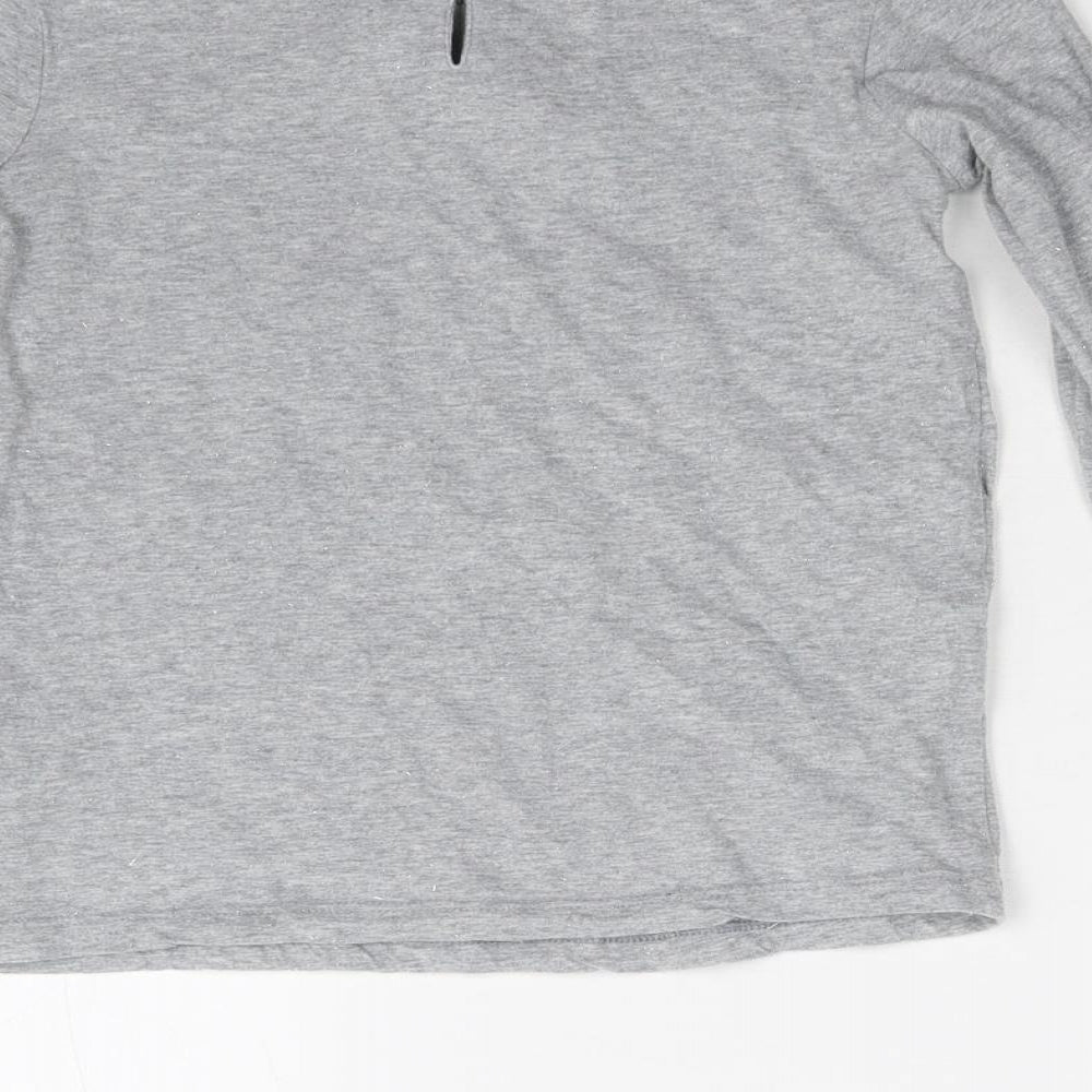 NEXT Girls Grey Basic Polo Size 8 Years