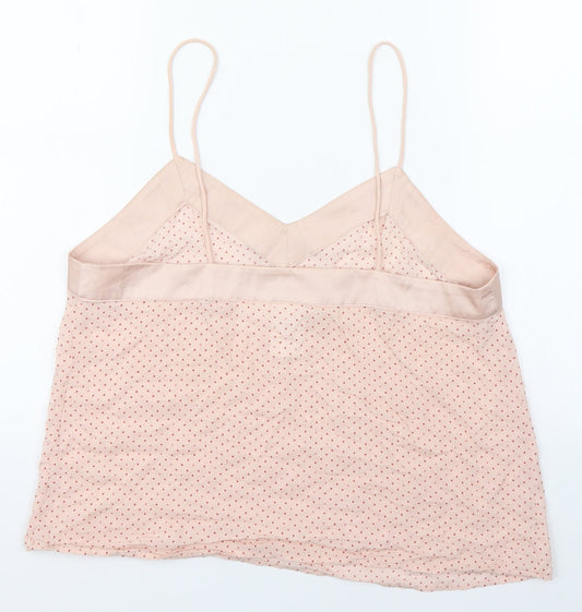 Womens UK Size M H&M Pink Basic Blouse