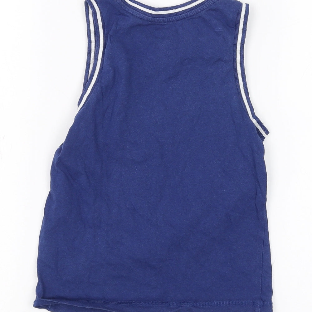 F&F Girls Blue Basic Tank Size 4-5 Years