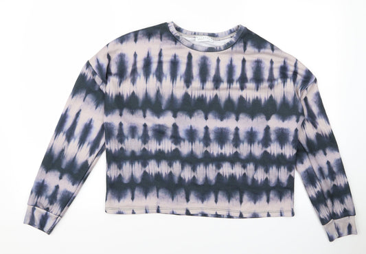 Additional front view of Papaya women’s purple jumper, size S