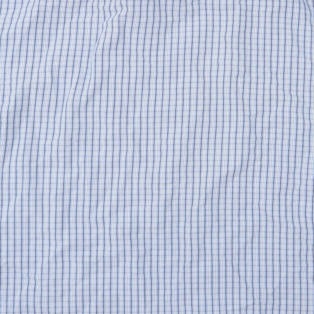 F&F Womens Blue Striped Basic Button-Up Size 2XL