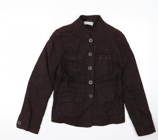 Womens UK Size 12 Wallis Brown Jacket