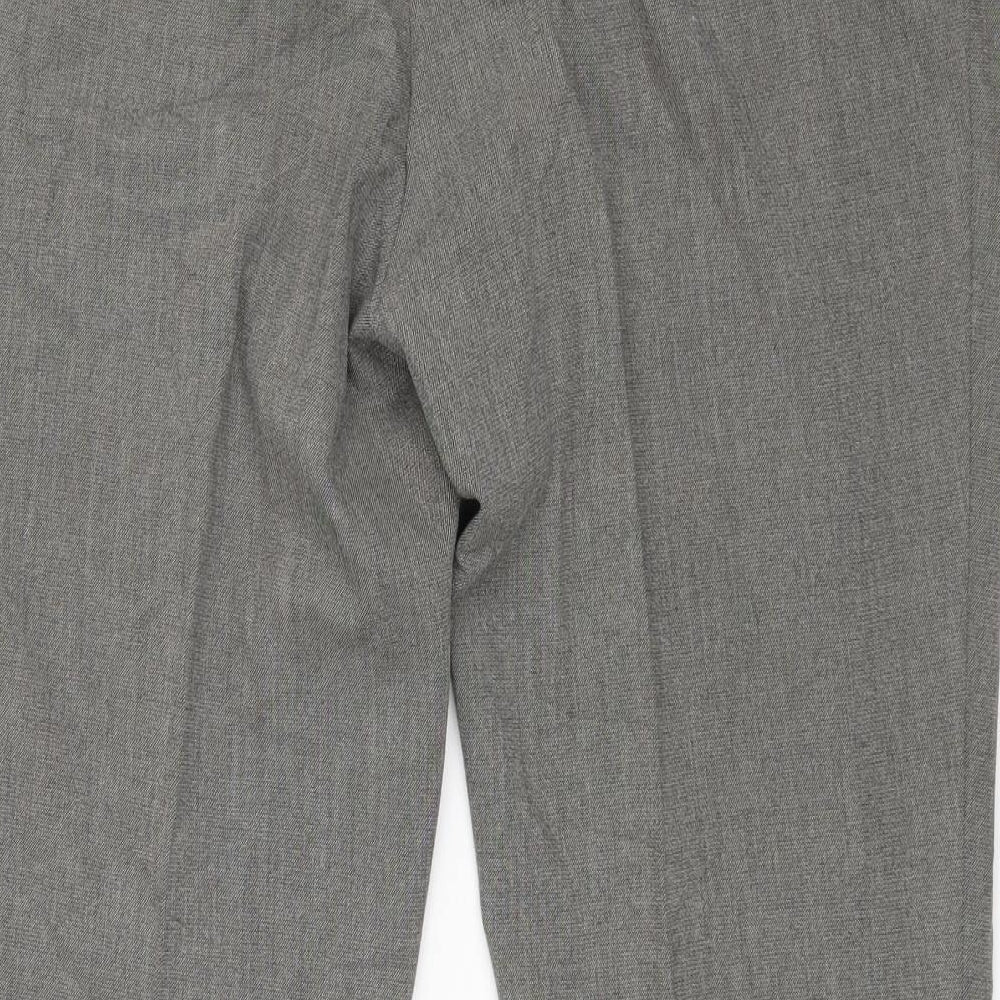 Womens UK Size 14 M&S Dress Pants Grey Trousers