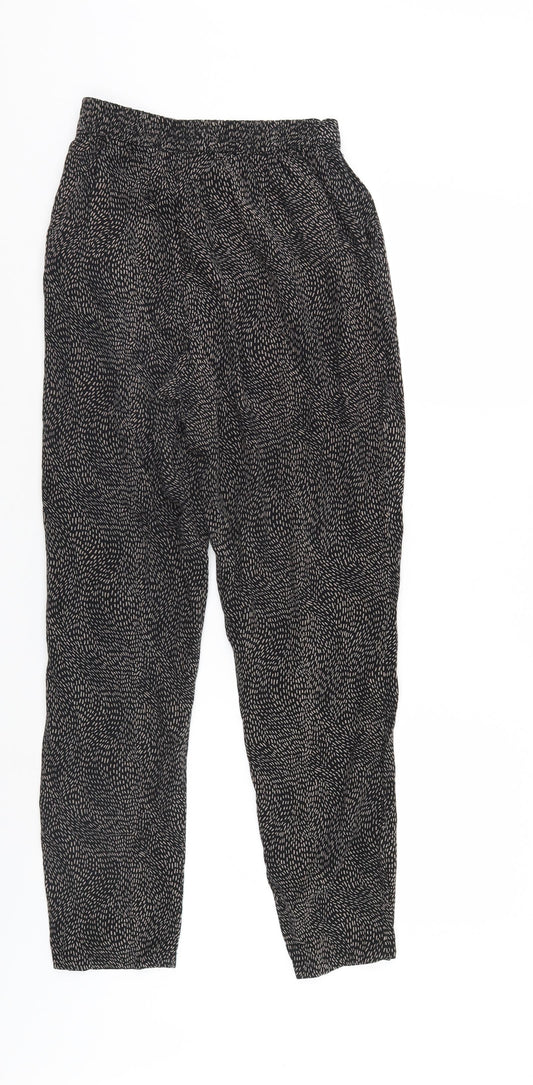 Avenue Womens Black Trousers Size S L28 in