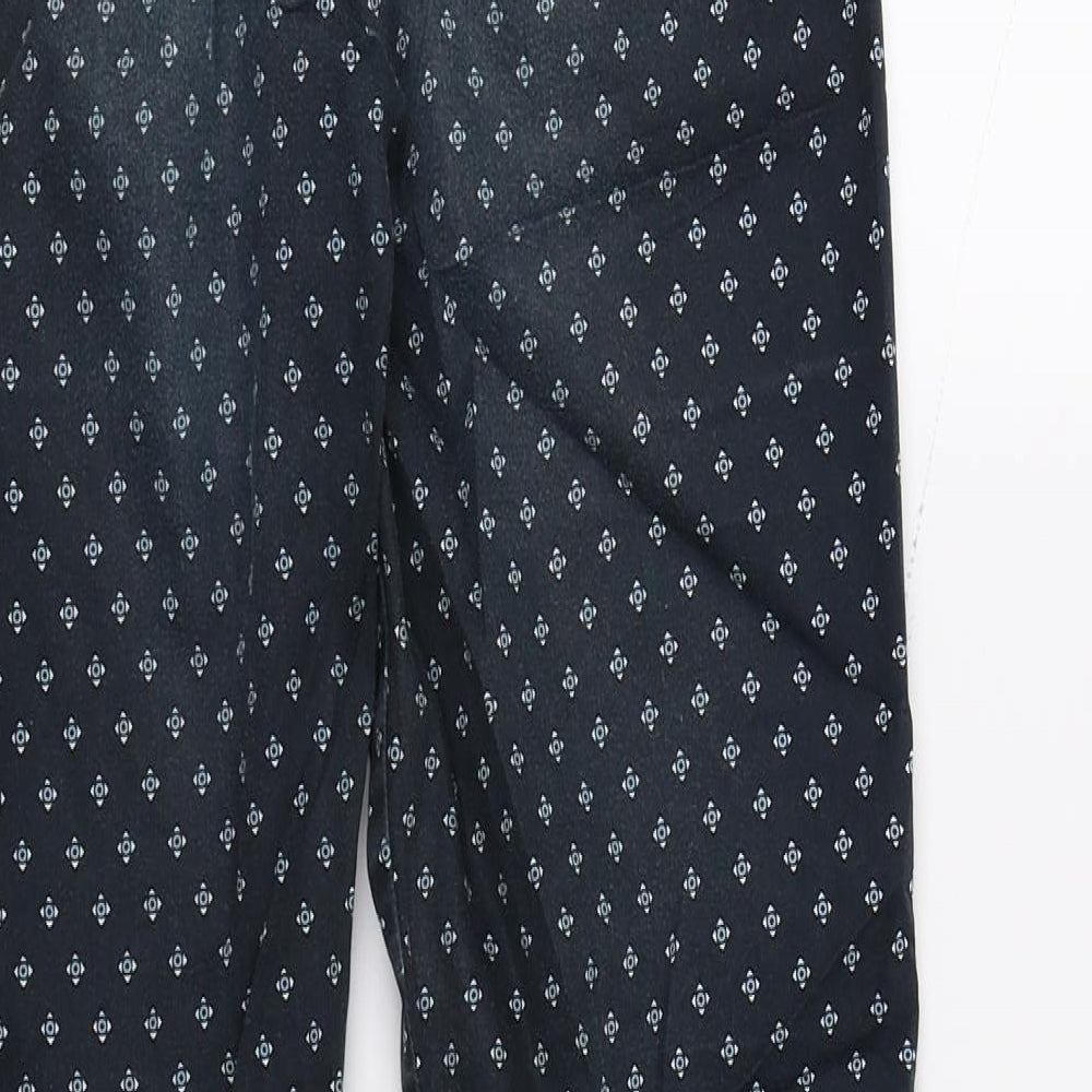 Womens UK Size 6 H&M Regular Fit Blue Trousers