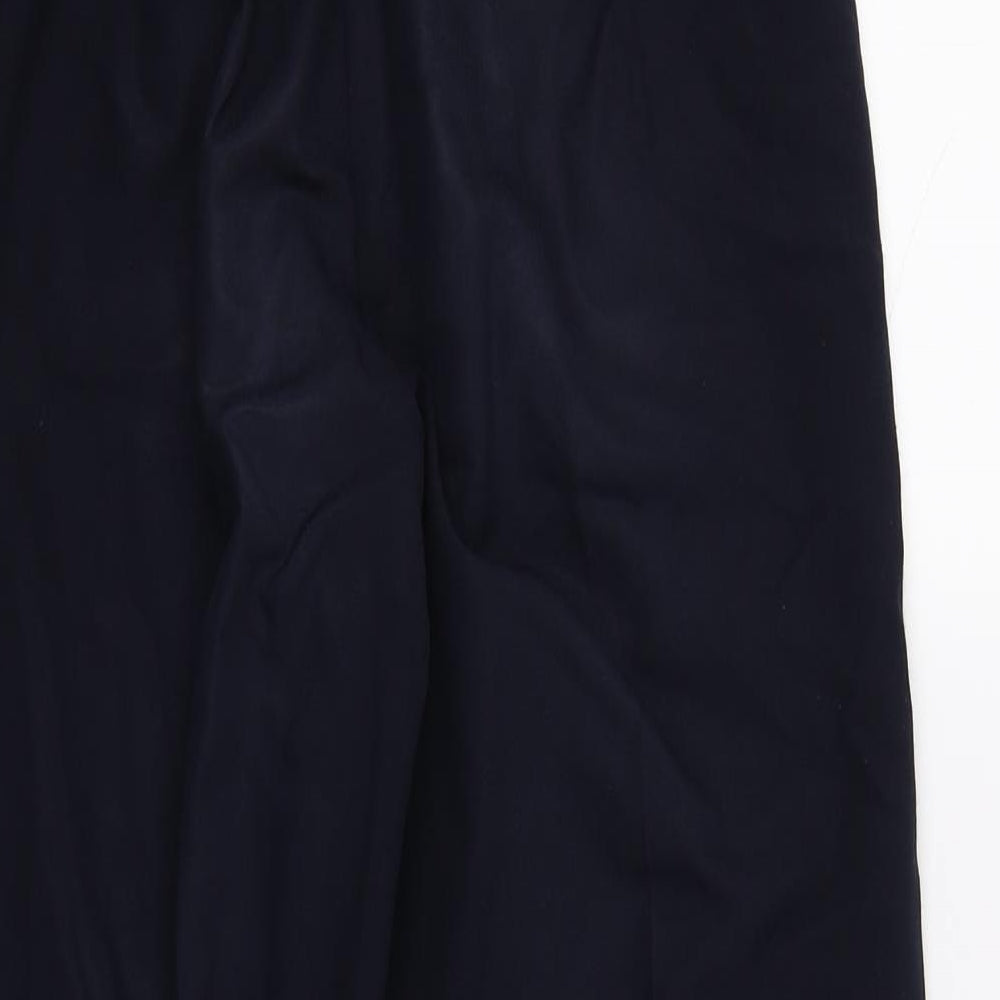 Womens UK Size 10 BM Regular Fit Blue Trousers