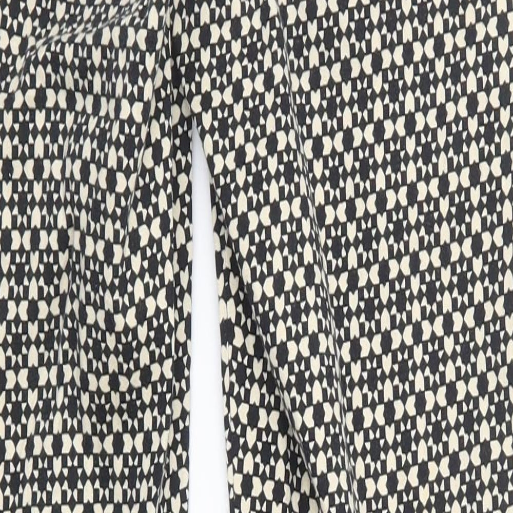 Womens UK Size 8 H&M Regular Fit Beige Trousers